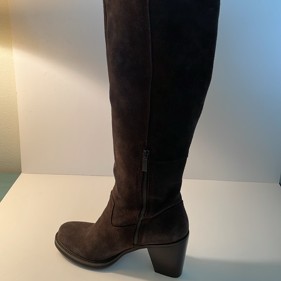Calvin Klein Jeans Hollyann Suede Boots - Picture 3 of 5